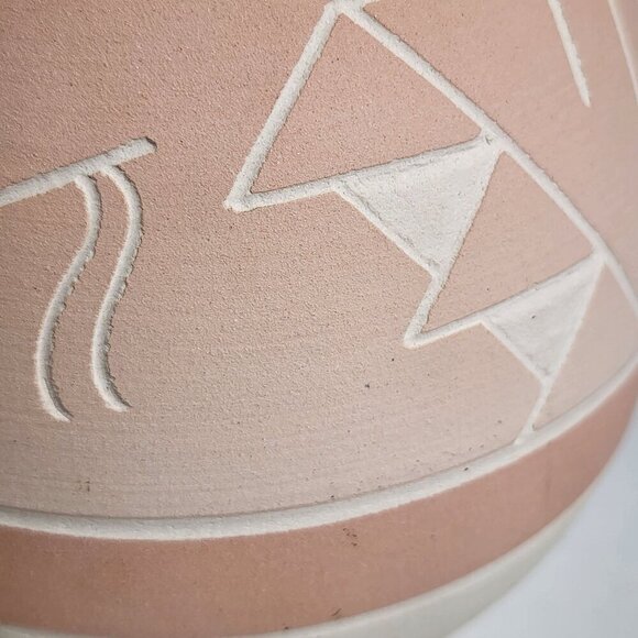 Sioux Pottery Handmade Ceramic Vase With Traditional Native American Design - Picture 12 of 12